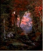 Thomas Moran Autumnal Woods France oil painting reproduction